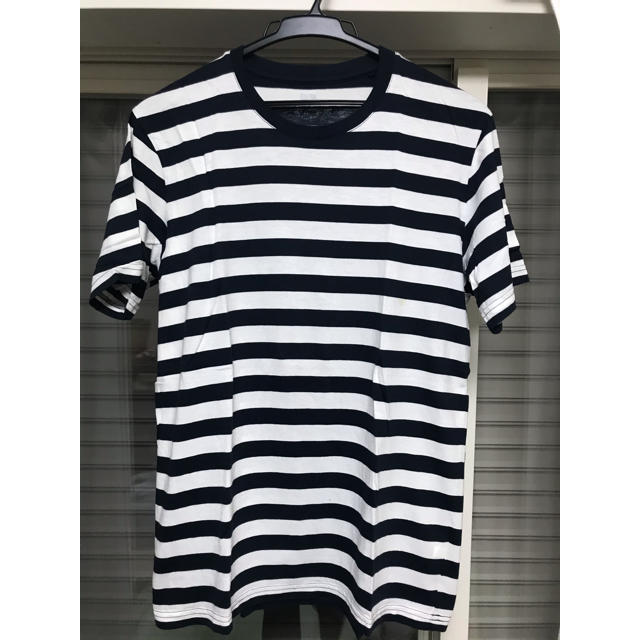 UNIQLO(ユニクロ)のUNIQLO スーピマコットン　マルチボーダー メンズのトップス(Tシャツ/カットソー(半袖/袖なし))の商品写真