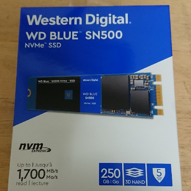 WD BLUE SN500 NVMe SSD