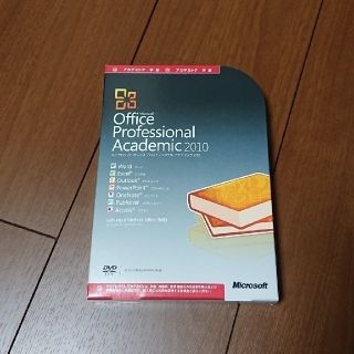 マイクロソフト(Microsoft)の【5/6まで】Office Professional Academic 2010(その他)