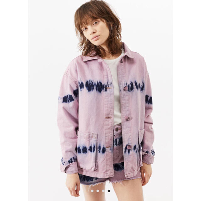 Urban Outfitters(アーバンアウトフィッターズ)のUrban Outfitters BDG タイダイ ジャケット レディースのジャケット/アウター(Gジャン/デニムジャケット)の商品写真