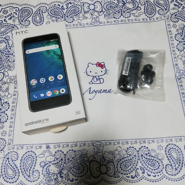 ANDROID(アンドロイド)のandroid　one イヤフォン スマホ/家電/カメラのオーディオ機器(ヘッドフォン/イヤフォン)の商品写真