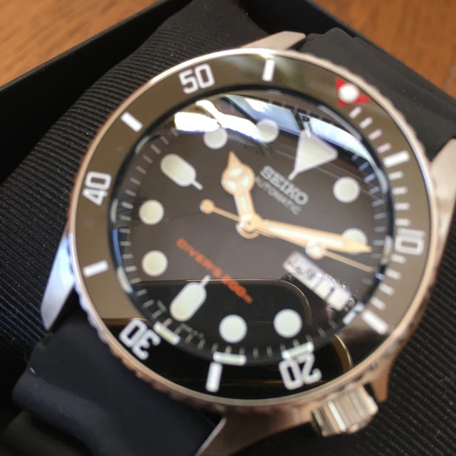 SEIKO - セイコーダイバー SKX013 ブラックボーイ MOD カスタムの通販 by syachi44's shop｜セイコーならラクマ