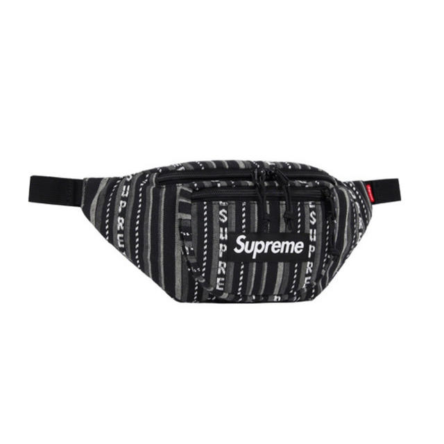 Supreme Woven Stripe Waist Bag