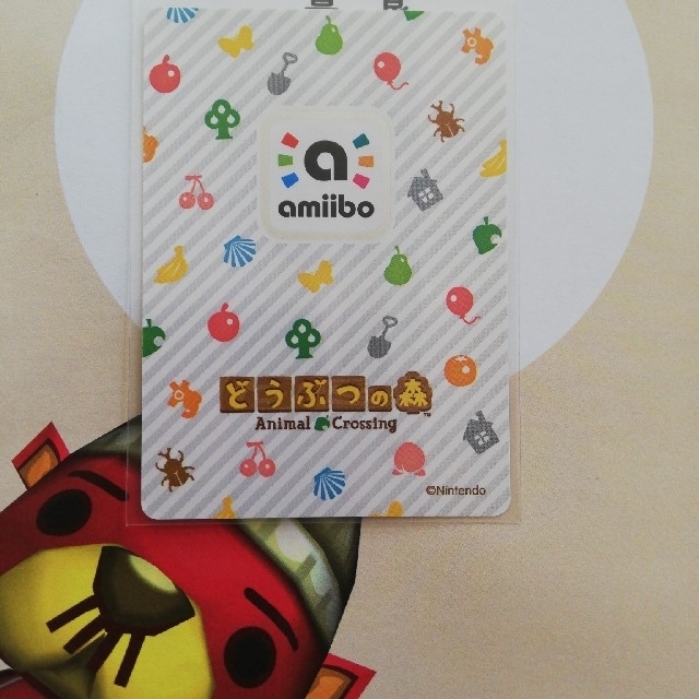 どうぶつの森　amiiboカード　チーフ