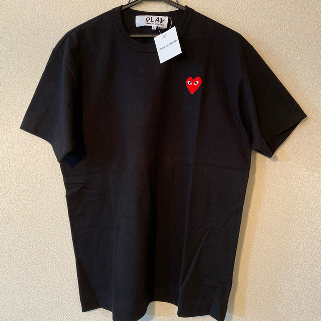 正規品　プレイ コムデギャルソン　Tシャツ　MENS L 黒白2枚セット