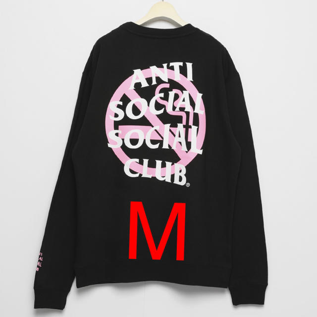 anti social social clab×FR2 スウェット ブラックm - スウェット