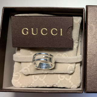グッチ(Gucci)のGUCCI グッチ シルバーリング 指輪(リング(指輪))