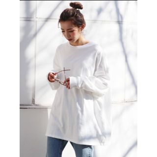 アングリッド(Ungrid)の新品タグ付 ungrid ビッグシルエットロングスリーブTee アングリッド(Tシャツ(長袖/七分))