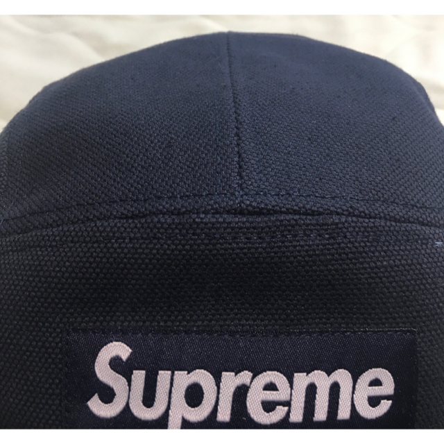 supreme 13SS canvas camp cap ネイビー