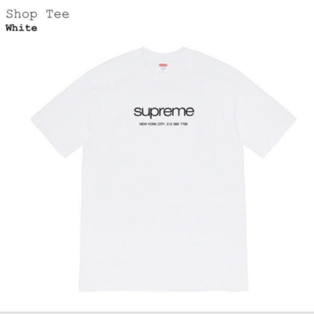【未使用M】Supreme Shop Tee 白 ホワイト