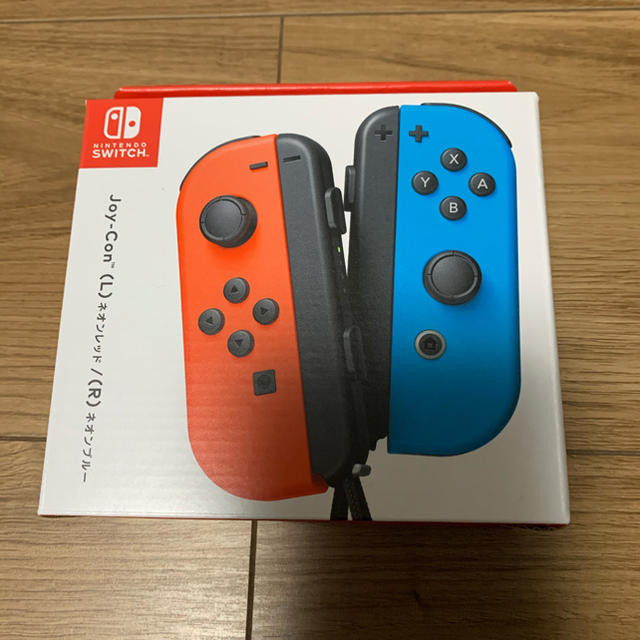 ゲームソフト/ゲーム機本体【新品】Switch Joy-Con ネオンレッド/ネオンブルー　②