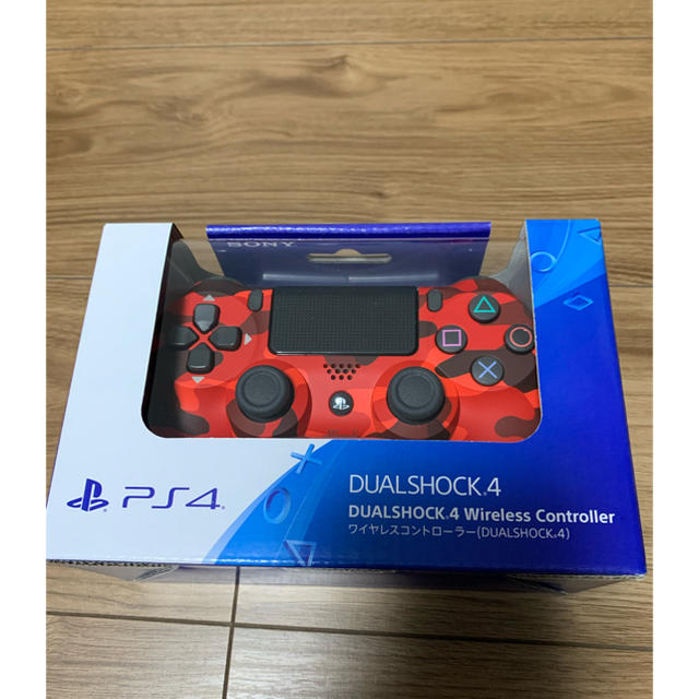 【新品】PS4 DUALSHOCK4 ワイヤレスコントローラー　レッド　①