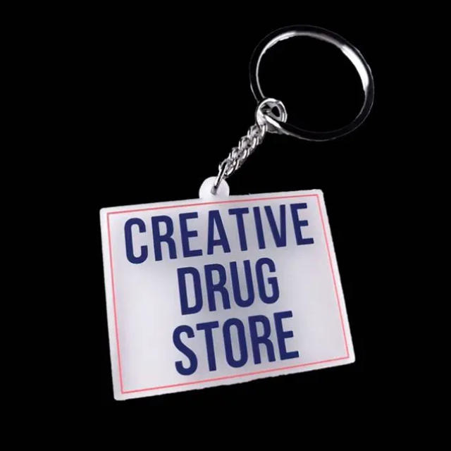 ひし型 creative drug store キーホルダー | alamiah.edu.sa