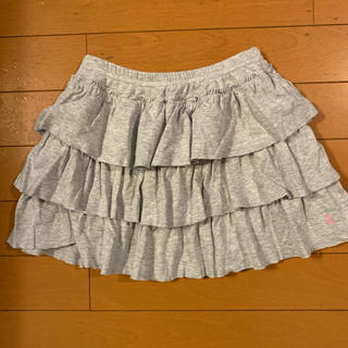 プチバトー(PETIT BATEAU)のプチバトー　スカート　120  グレー(スカート)