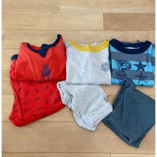 プチバトー(PETIT BATEAU)のプチバトー　パジャマ3セット(パジャマ)