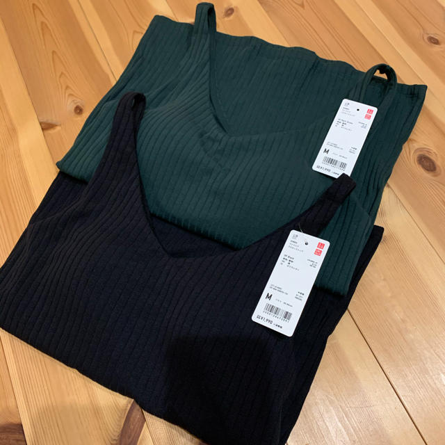 UNIQLO(ユニクロ)の未使用　ワイドリブブラタンクトップ レディースの下着/アンダーウェア(その他)の商品写真