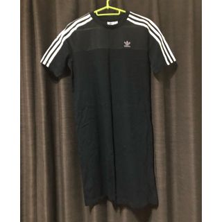 アディダス(adidas)のadidas originals アディダス ワンピース 3ストライプ 新品(Tシャツ(半袖/袖なし))