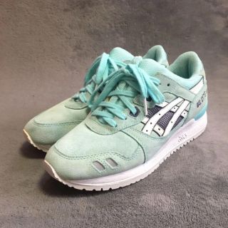 アシックス(asics)のasics tiger GEL-LYTE Ⅲ エメラルグリーン ターコイズブルー(スニーカー)