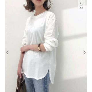 イエナ(IENA)のイエナ　ラウンドテールロングTシャツ(Tシャツ(長袖/七分))