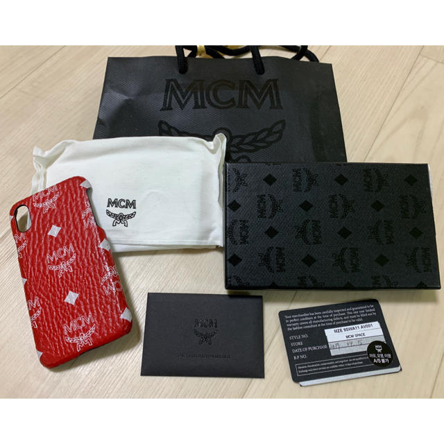 最安値級価格 MCM - MCM iPhoneXケース iPhoneケース