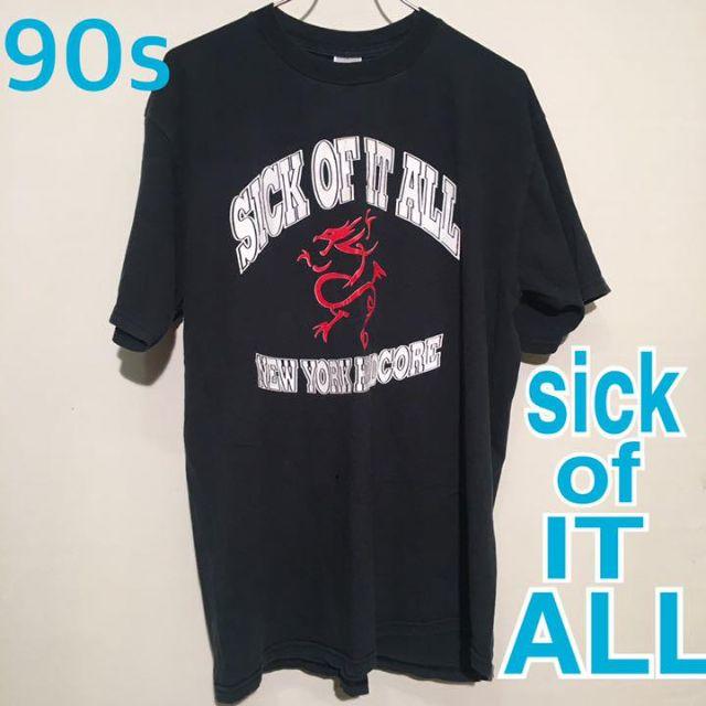 90s sick of it all シックオブイットオール ビンテージTシャツ | フリマアプリ ラクマ