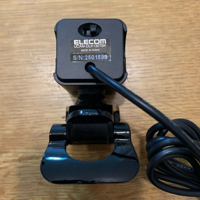 ELECOM(エレコム)のELECOM Webカメラ UCAM-DLK130TBK スマホ/家電/カメラのPC/タブレット(PC周辺機器)の商品写真