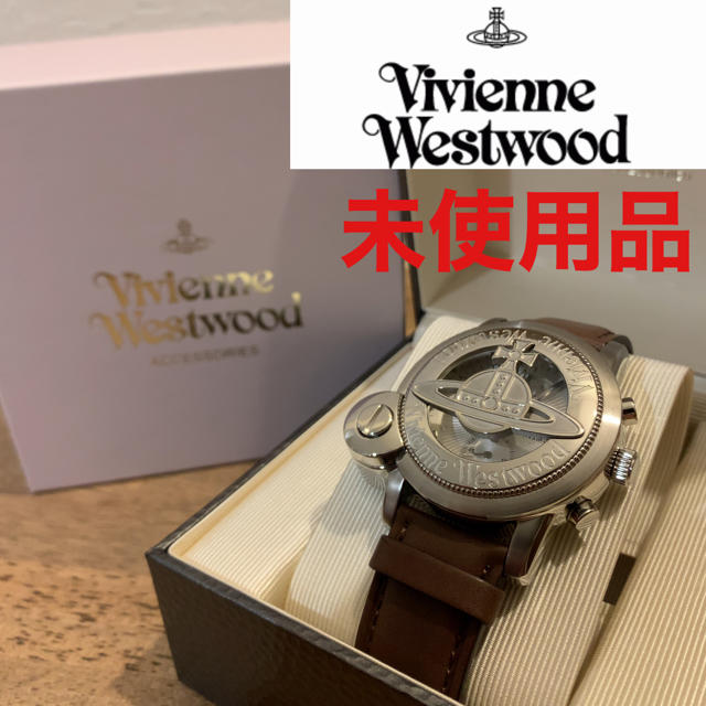 Vivienne Westwood(ヴィヴィアンウエストウッド)の◼️未使用品◼️スライド クロノグラフ アンティーク アナログ腕時計 cage メンズの時計(腕時計(アナログ))の商品写真