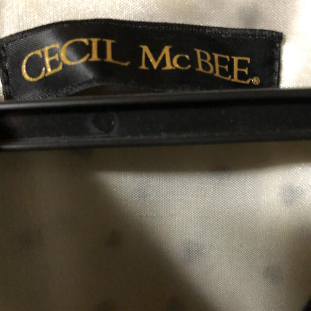 CECIL McBEE(セシルマクビー)のCECIL McBEE セシルマクビー ドット リボン フリル ブラウス♡ レディースのトップス(シャツ/ブラウス(長袖/七分))の商品写真