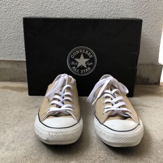 コンバース(CONVERSE)のコンバース　100周年　ベージュ(スニーカー)