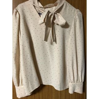 ロペピクニック(Rope' Picnic)のロペピクニック Rope Picnic ♡ リボン ドット ブラウス トップス(シャツ/ブラウス(長袖/七分))