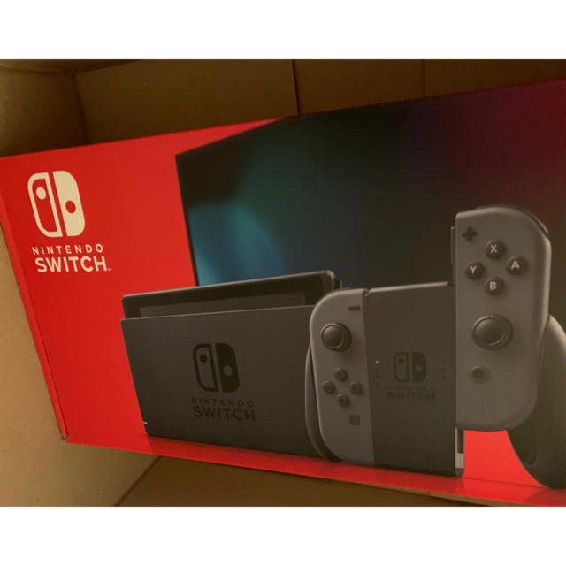 任天堂スイッチ グレー 本体 新型 Nintendo switchゲームソフト/ゲーム機本体