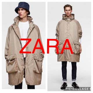 ザラ(ZARA)のZARA ロング丈マウンテンパーカー(マウンテンパーカー)