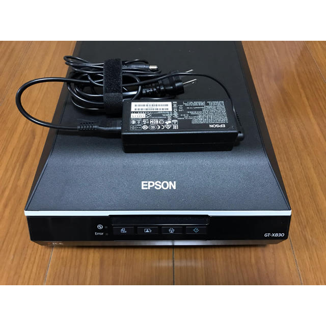 EPSON(エプソン)のエプソン スキャナー GT-X830 (フラットベッド/A4/6400dpi) スマホ/家電/カメラのカメラ(フィルムカメラ)の商品写真