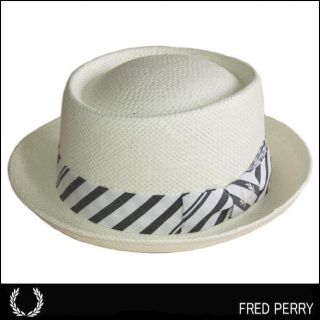 フレッドペリー(FRED PERRY)の【FRED PERRY 】ペーパー ポークパイハット (麦わら帽子/ストローハット)