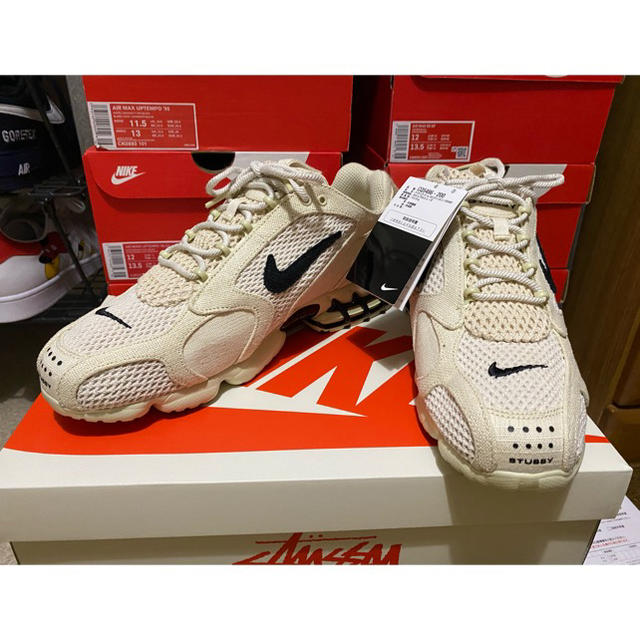 未使用　NIKE STUSSY AIRZOOM SPIRIDON FOSSIL 1