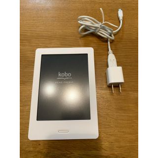 ラクテン(Rakuten)の楽天 kobo touch 白/シルバー(電子ブックリーダー)