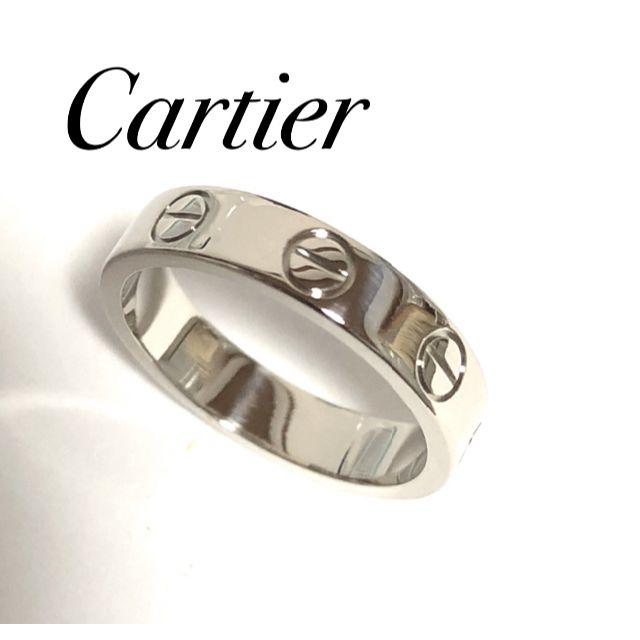 カルティエ Cartier K18WG ラブリング WG 46号 リング(指輪)