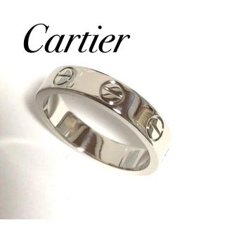 カルティエ(Cartier)のカルティエ Cartier K18WG ラブリング WG 46号(リング(指輪))