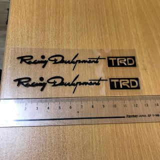 トヨタ(トヨタ)のTRD ミニステッカー(ステッカー)