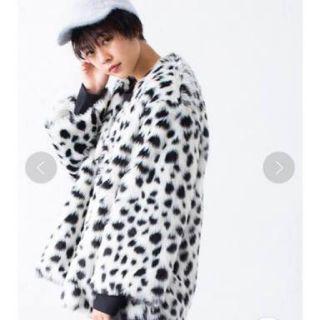 WEGO - ダルメシアン柄 ファーコート の通販 by 買う時一言ください