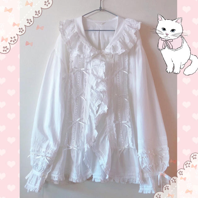 新品♡KETTY フリル ブラウス M♡ピンクハウス♡インゲボルグ♡ワンダフル