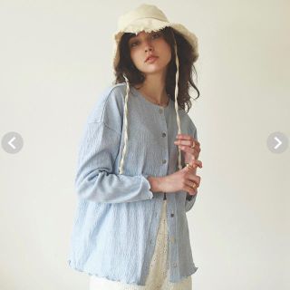 シールームリン(SeaRoomlynn)のLONG STRAP BUCKET HAT (キナリ)(ハット)