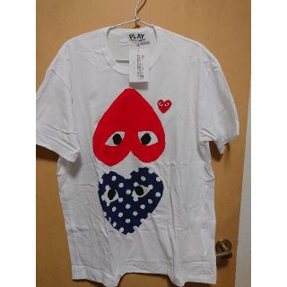 コムデギャルソン(COMME des GARCONS)のPLAY COMME des GARCONS DOTTee XL ドットTシャツ(Tシャツ/カットソー(半袖/袖なし))