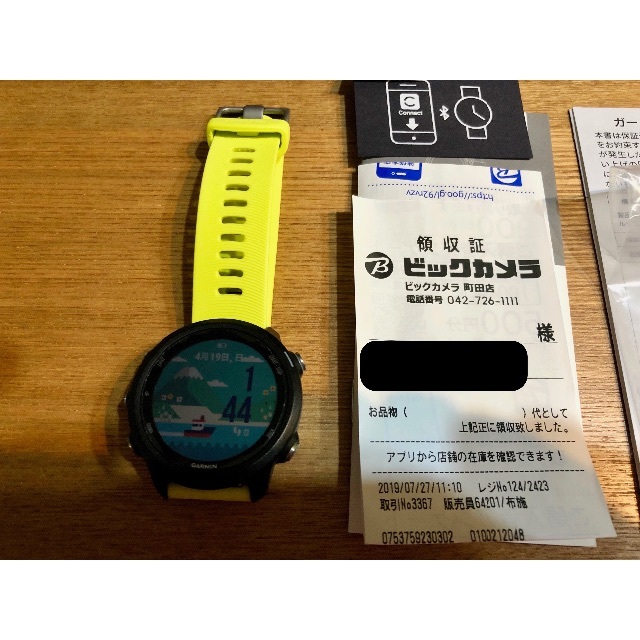 GARMIN(ガーミン)の【GW値下げ】GARMIN FOREATHLETE 245 おまけ付き スポーツ/アウトドアのランニング(その他)の商品写真