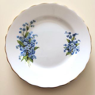 ロイヤルアルバート(ROYAL ALBERT)のロジーナ　勿忘草　わすれなぐさ　プレート(食器)