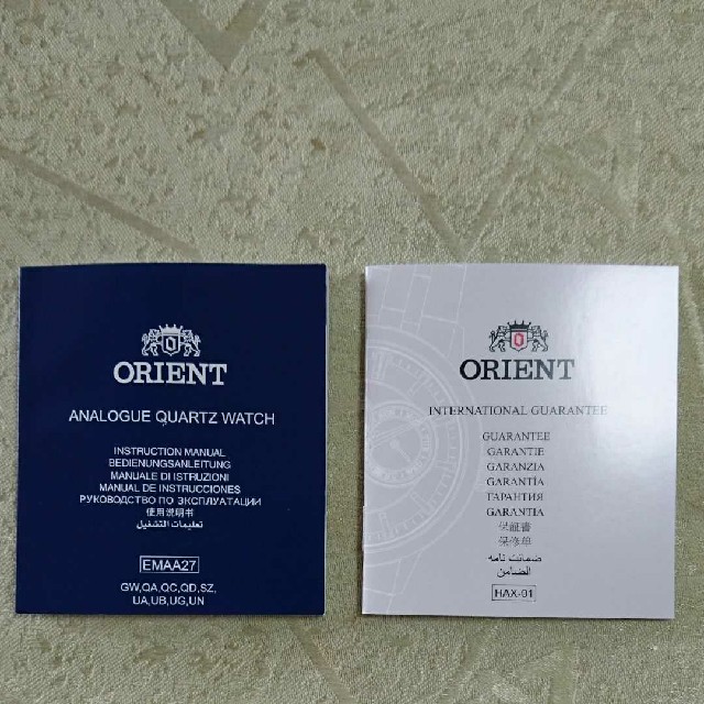 ORIENT(オリエント)の【新品】オリエントクォーツ腕時計 メンズの時計(腕時計(アナログ))の商品写真