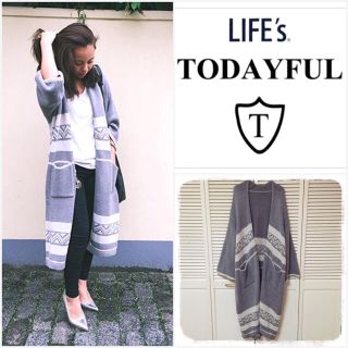 トゥデイフル(TODAYFUL)のTODAYFUL♡ロングカーディガン(その他)