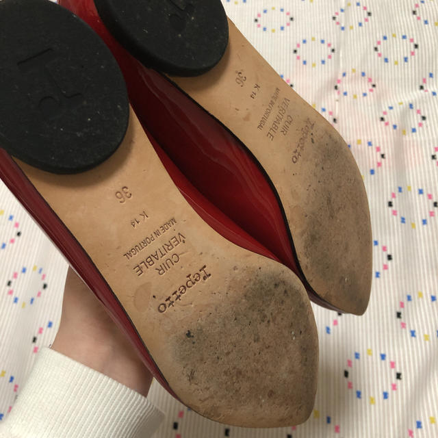 repetto(レペット)のレペット　エナメルフラットシューズ レディースの靴/シューズ(バレエシューズ)の商品写真