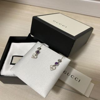 グッチ(Gucci)のグッチ　グッチピアス　アメジスト(ピアス)