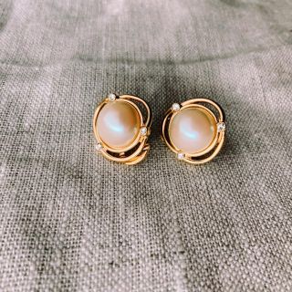 アッシュペーフランス(H.P.FRANCE)のNo340 US vintage earring Monet  (イヤリング)